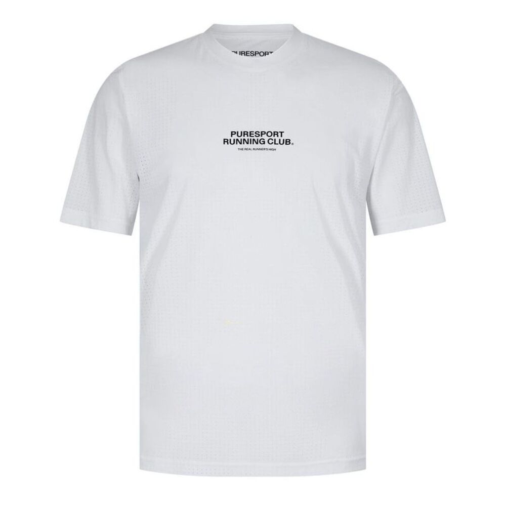 Performance Mens Running Club Performance T-Shirt / White
